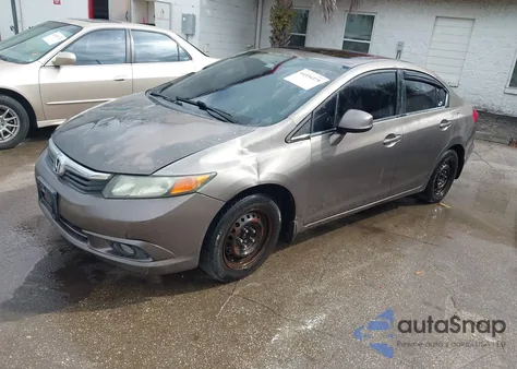 2012 Honda Civic Ex-L z USA, uszkodzony, nr VIN 2HGFB2F90CH526975